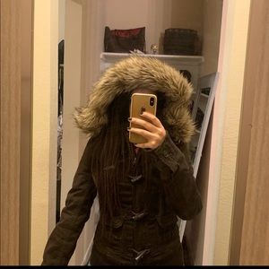 Abercrombie and Fitch Bomber Jacket brown